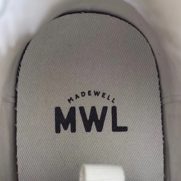 Women’s Madewell Kickoff Trainer Sneaker Cream Women’s Size 9 Men Size 7.5 - Picture 7 of 8